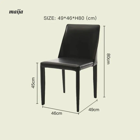 LAZYSPACE Grace Leather Dining Chair from LAZYSPACE