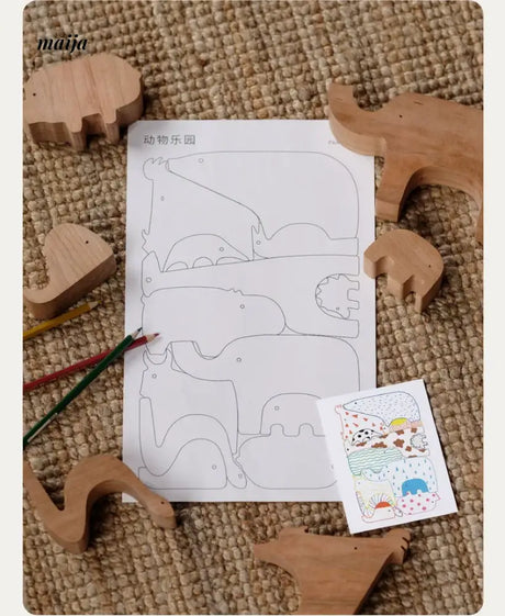 MUMO Mia Wooden Brainteaser Toy Set from MUMO