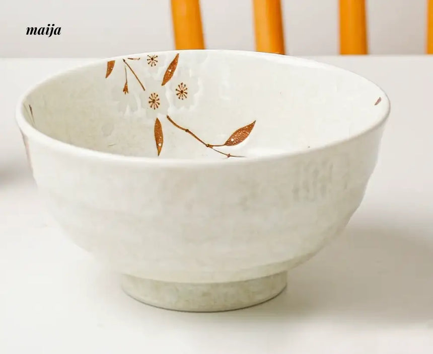 OKADA YAKI Japanese Ceramic Soup Bowl from OKADA YAKI