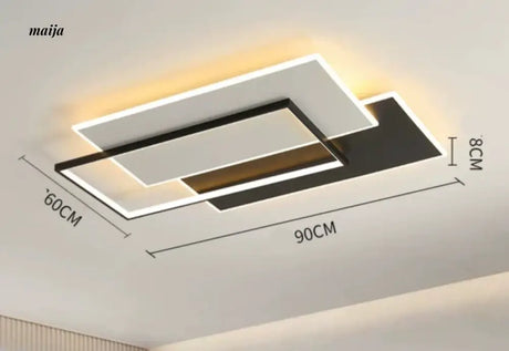 GVG Looping Rectangles Ceiling Lamp from GVG
