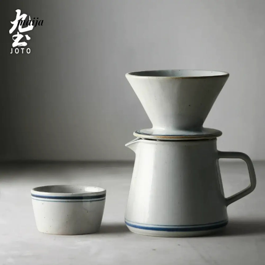 JOTO Ceramic Filter Pot V60 Coffee Hand Set from JOTO