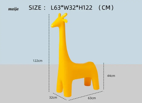 LOWERLEFT Giraffe Kids Shoe Stool from Lower Left