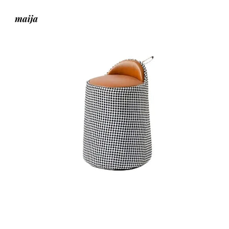 LOWERLEFT Leather Dressing Table Stool from HOBBYTREE