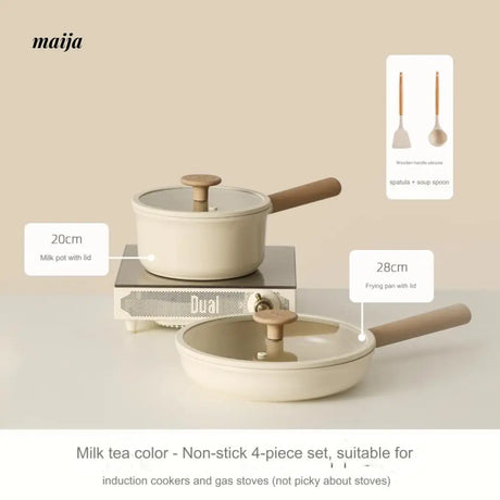 CAROTE Non-Stick Ceramic Frying Pot Set from CAROTE