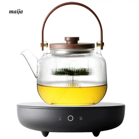 JOTO Heat Resistant Ceramic Electric Pot Double Layer Teapot from JOTO