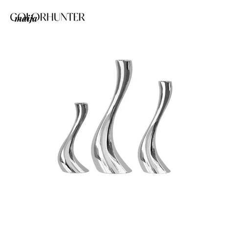 COLOURHUNTER Modern Metal Candle Holder from maija