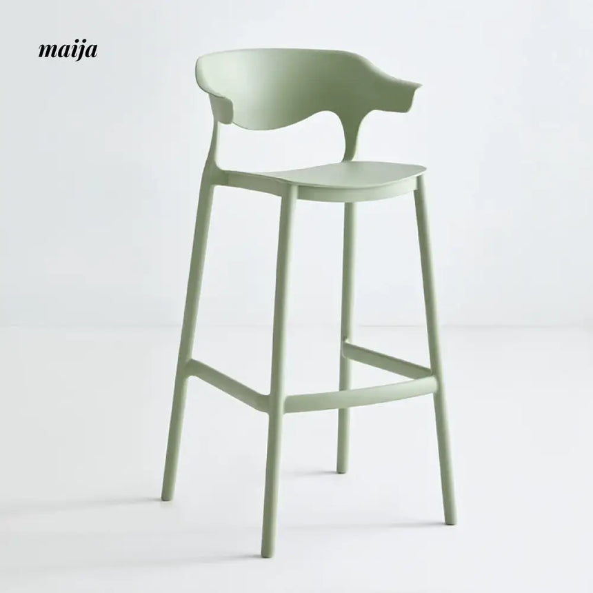 Lotus Plastic Bar Stool