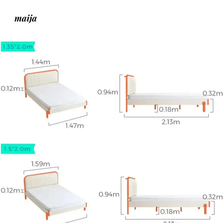 LINSYKIDS Celia Soft Headboard Children's Bed from LINSY KIDS