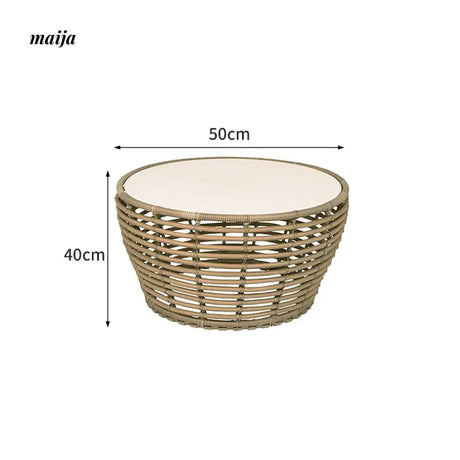 GERMAIN Estelle Rattan Sun Lounger from GERMAIN