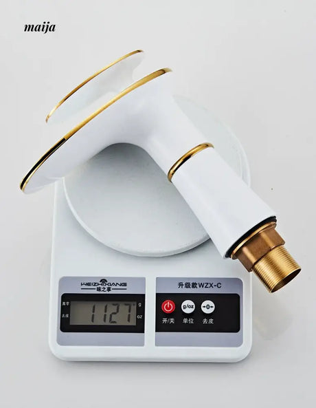 Flying Saucer Copper Waterfall Basin Faucet from Kaiyashi