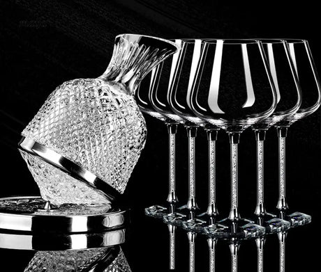 Diamond Stem Red Wine Glass from KEYHUAN