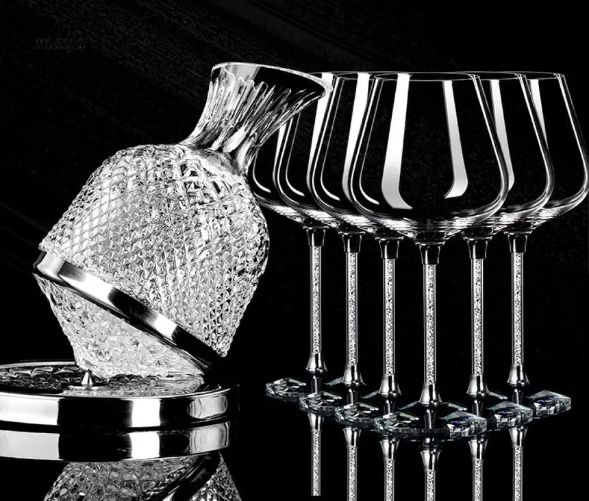 Diamond Stem Red Wine Glass from KEYHUAN