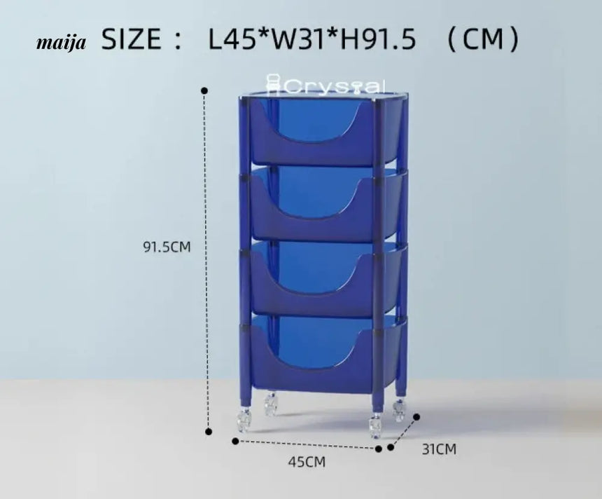 Acrylic Cloudy Snack Trolley