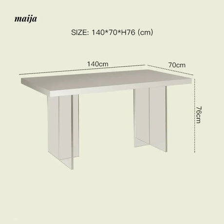 LAZYSPACE Jack Acrylic Dining Table from LAZYSPACE