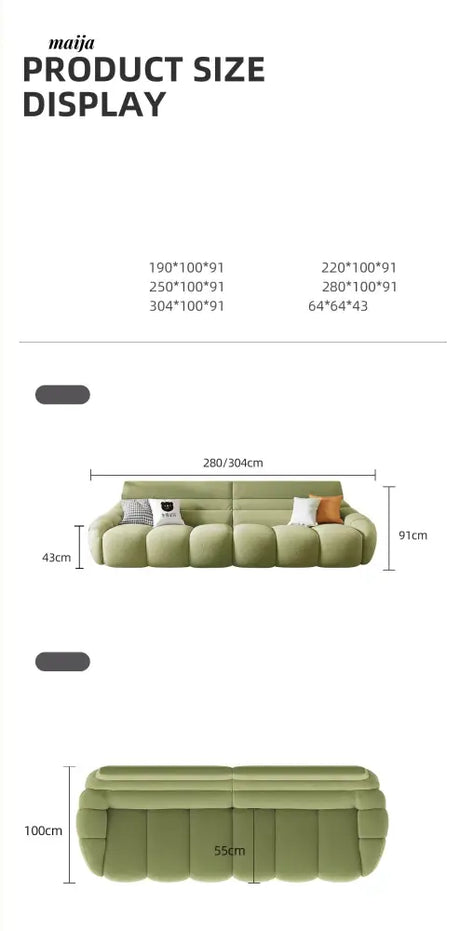 Mori Matcha Pumpkin Sofa from maija