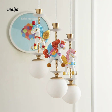 QXWD Circus Cartoon Ceiling Lamp Children's Room from QXWD