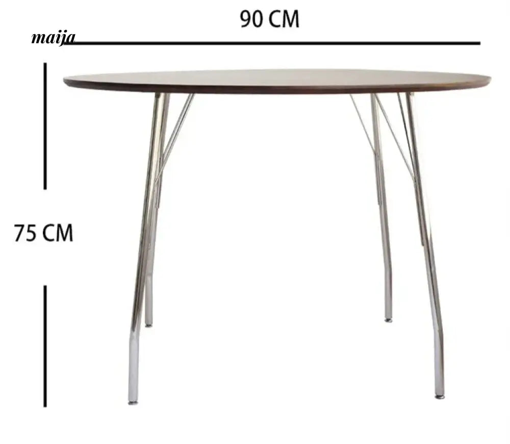 MOODSTORM Lilli Simple Iron Dining Table and Chair Set from MOODSTORM