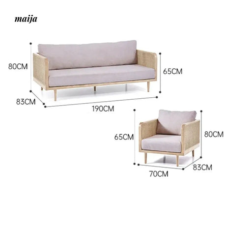 SLIGHTLYCOOL Sasha Rattan Sofa from SLIGHTLYCOOL