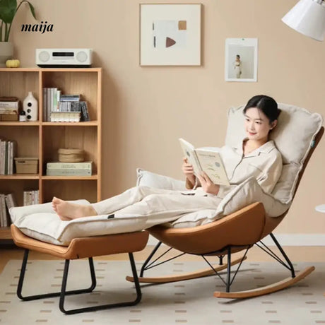 GENJI Eggshell Rocking Chair from GENJI