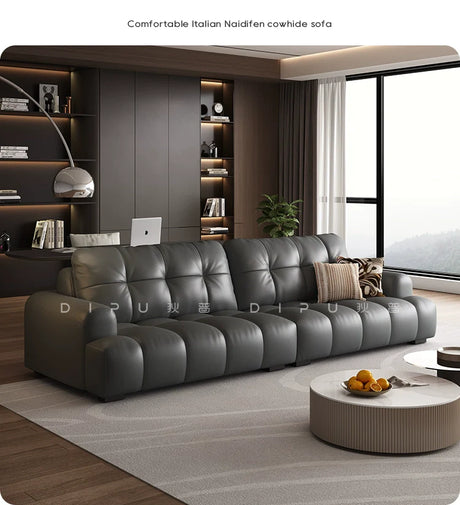 DIPU Nova Cream Cowhide Sofa from DIPU