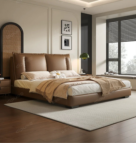 DIPU Rex Italian Luxury Leather Bed from DIPU
