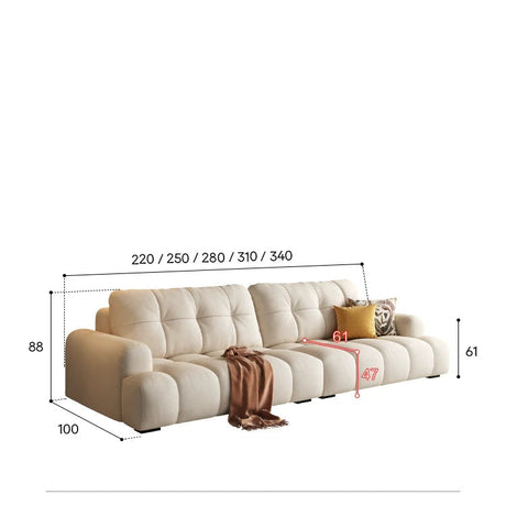 DIPU Eliza Cream Modern Sofa Collection from DIPU
