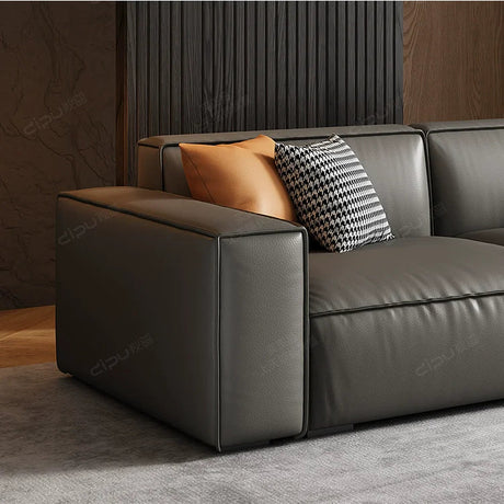 DIPU Keenan Cream Block Light Luxury Sofa from DIPU