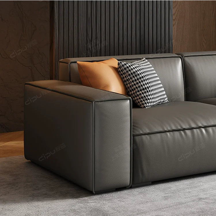 DIPU Keenan Cream Block Light Luxury Sofa from DIPU