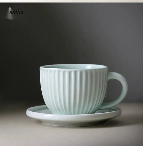 JOTO Eleven Color Japanese Rough Pottery Couple Coffee Cup from MOSE