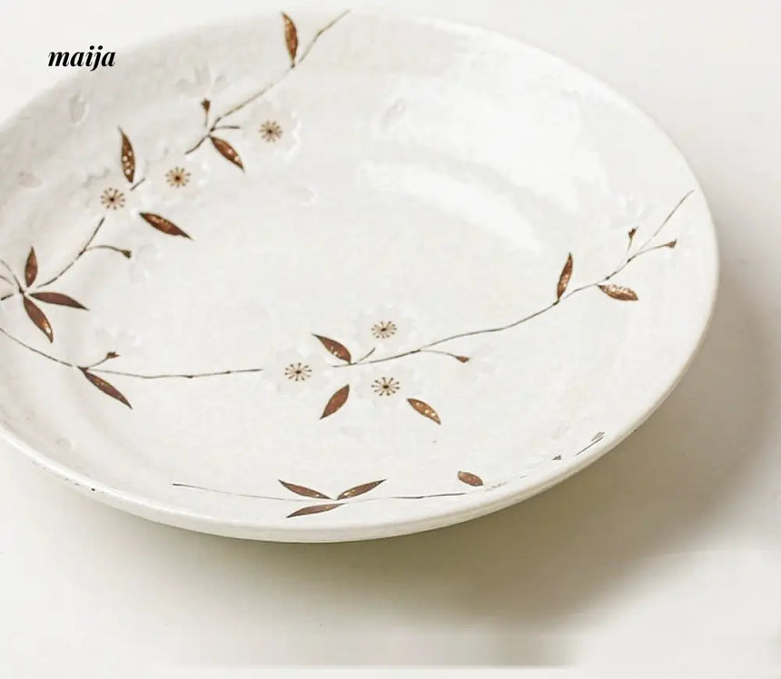 OKADA YAKI Japanese Ceramic Soup Bowl from OKADA YAKI