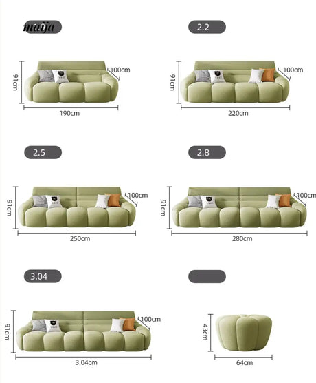 Mori Matcha Pumpkin Sofa from maija