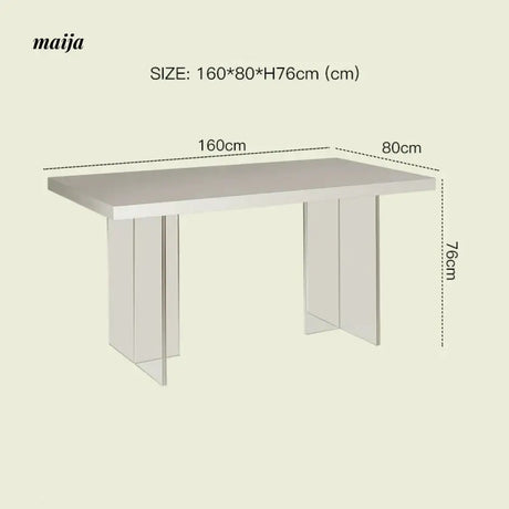 LAZYSPACE Jack Acrylic Dining Table from LAZYSPACE