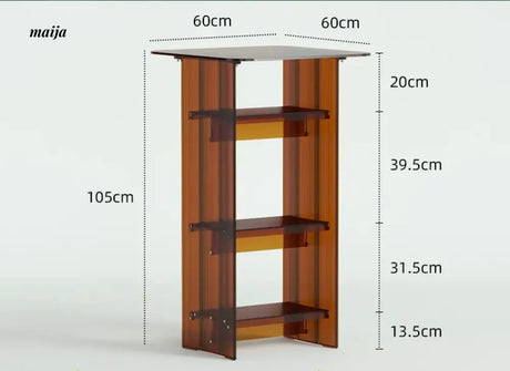 PUMPKIN BOX Nordic Acrylic Tall Table from PUMPKIN BOX