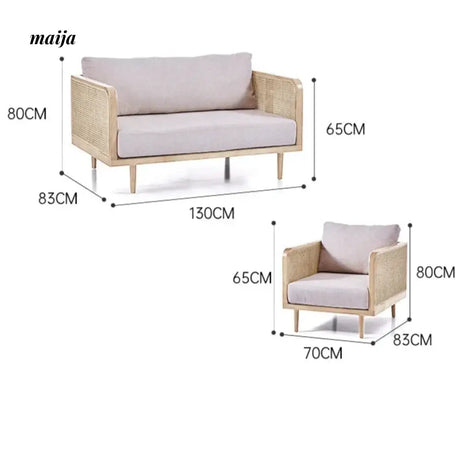 SLIGHTLYCOOL Sasha Rattan Sofa from SLIGHTLYCOOL