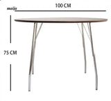 MOODSTORM Lilli Simple Iron Dining Table and Chair Set from Kaiyashi