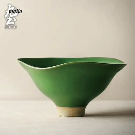 JOTO Japanese Rough Pottery Fruit Plate Sushi Tableware from JOTO