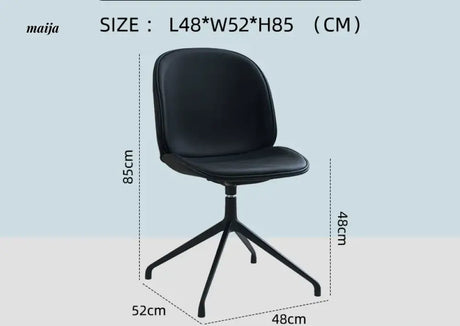 LOWERLEFT Modern Computer Dining Chair from Lower Left