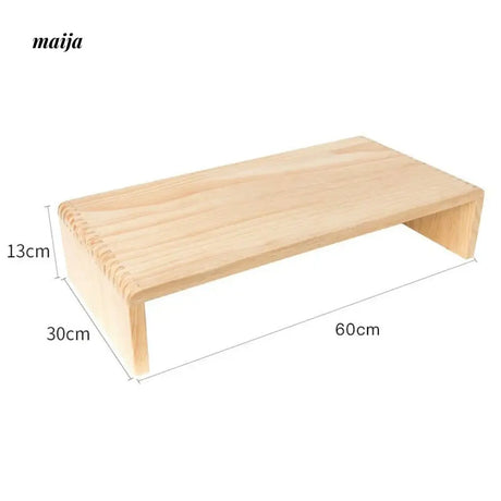 KIMACHI Simple Wooden Monitor Stand from KIMACHI