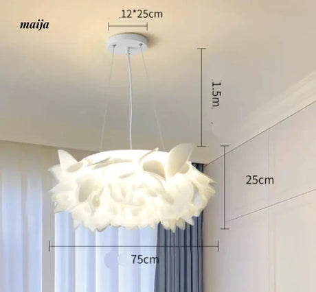 GVG Romantic Petal Ceiling Lamp from Kaiyashi