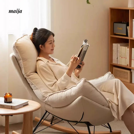 GENJI Eggshell Rocking Chair from GENJI