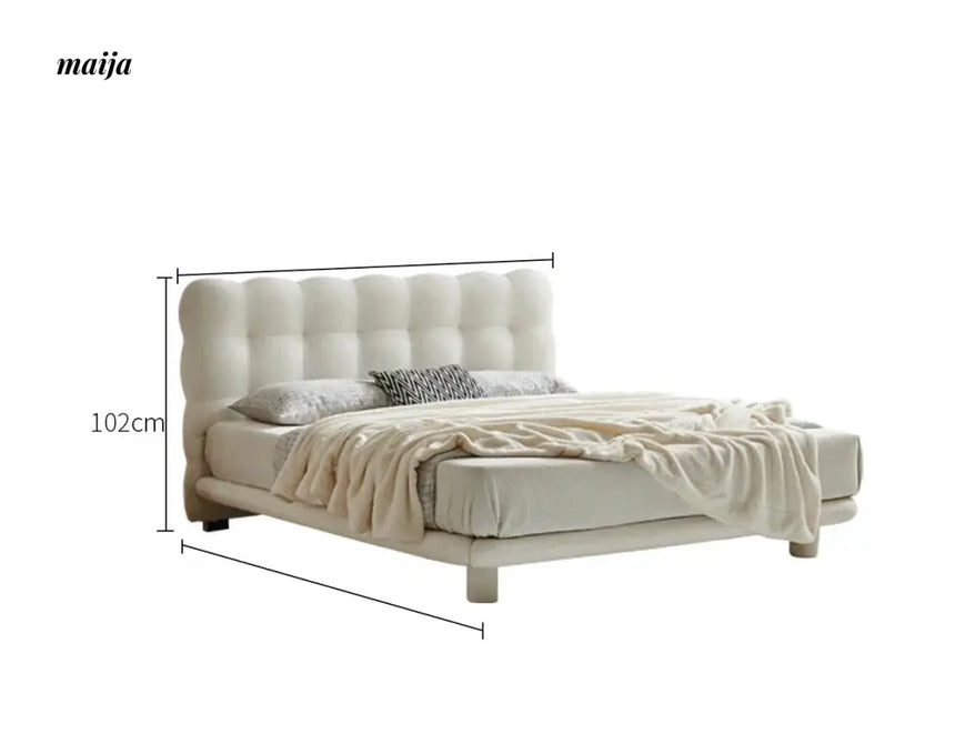 SONMO Cream Modern Cotton Bed French Style from SONMO