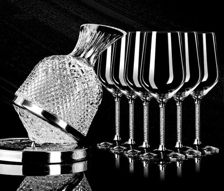 Diamond Stem Red Wine Glass from KEYHUAN