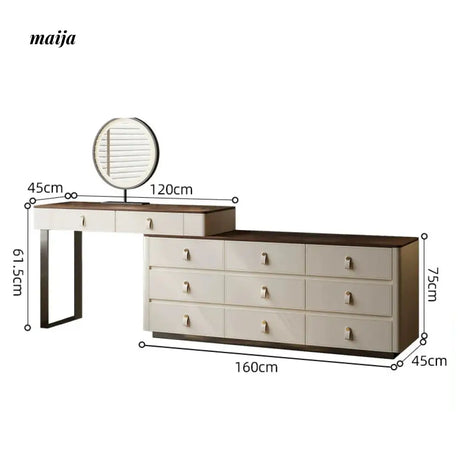 BAIZHI Jaime Dressing Table and Cabinet from BAIZHI