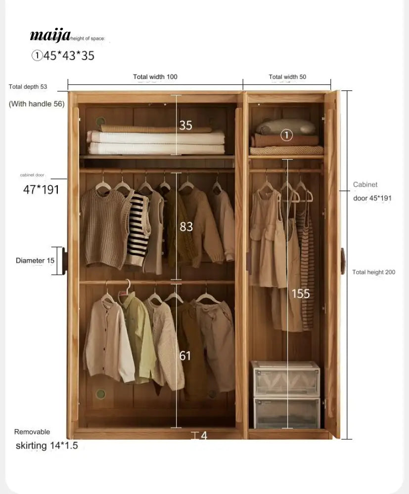 GENJI Flemington Children's Wardrobe from GENJI