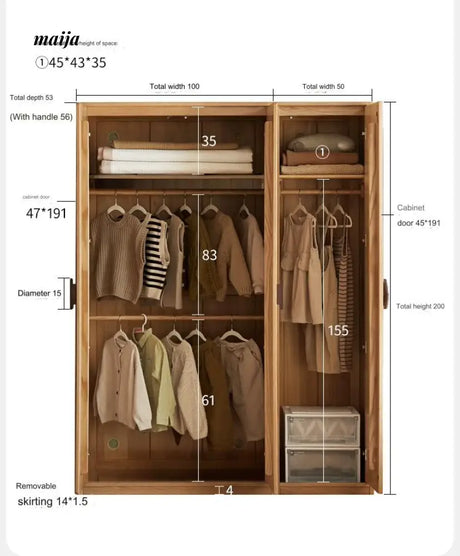 GENJI Flemington Children's Wardrobe from GENJI