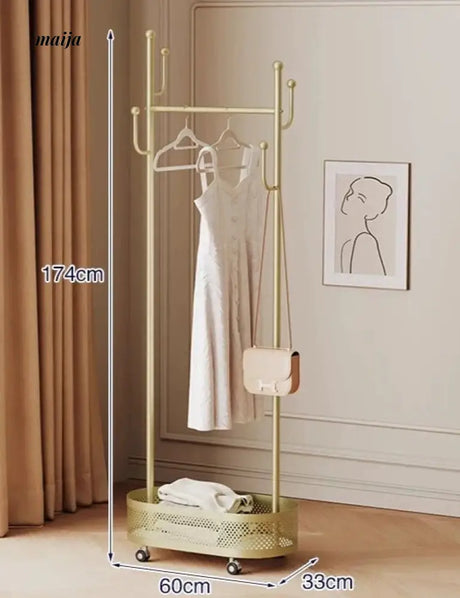 Herman Cream Laundry Basket Coat Hanger from Kaiyashi