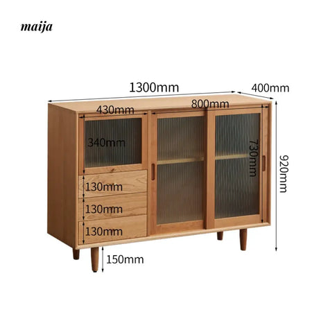 XIXI Hendricks Solid Wood Kitchen Cabinet from XIXI