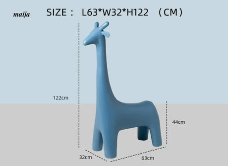 LOWERLEFT Giraffe Kids Shoe Stool from Lower Left