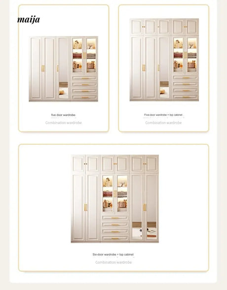 White Retro French Style Wardrobe from maija