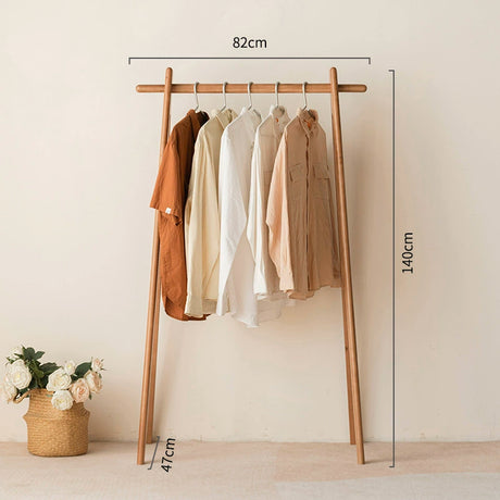 Jessie Solid Wood Clothing Rack from maija